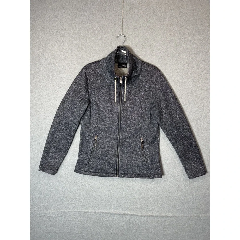 G.I.G.A. DX Jacket Womens Large Gray Full Zip Stand‎ Collar Casual Outdoor Coat